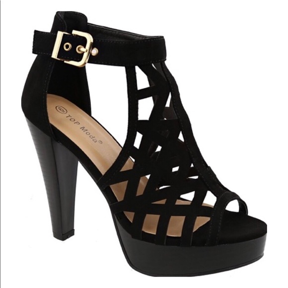 Women’s Hi-Platform Heel Olive - Picture 2 of 8